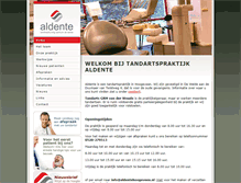 Tablet Screenshot of aldentehoogeveen.nl